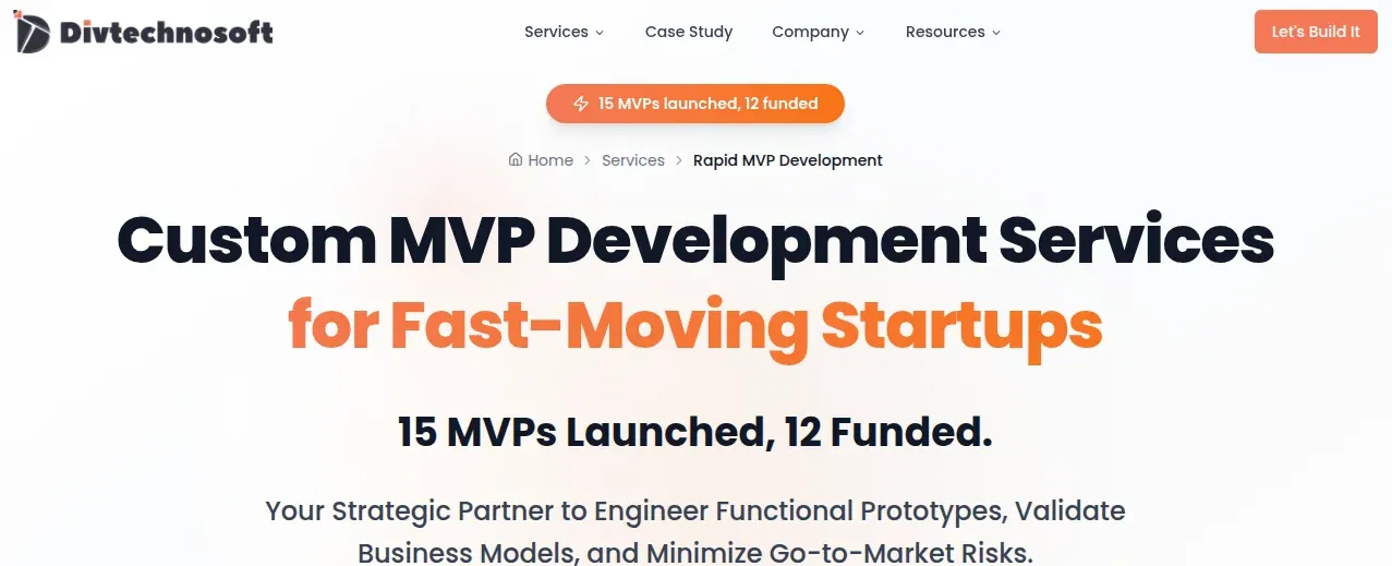 Custome MVP Development services