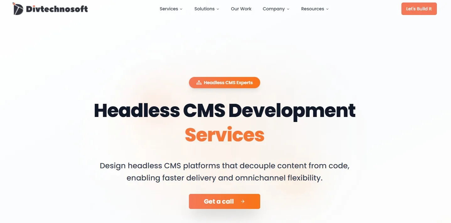 divtechnosoft - headless cms development company