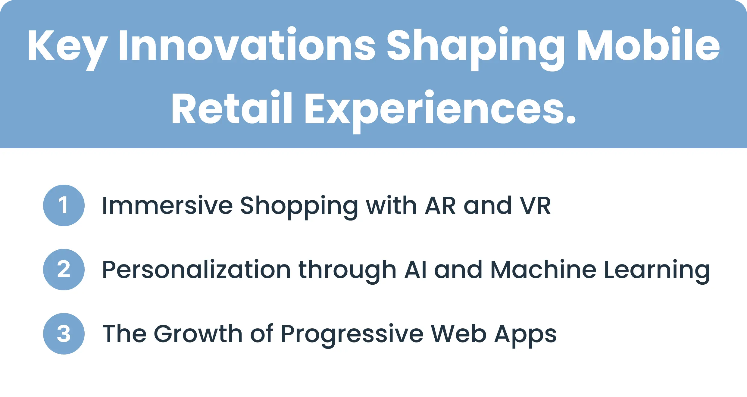 Key Innovations Shaping Mobile Retail Experiences