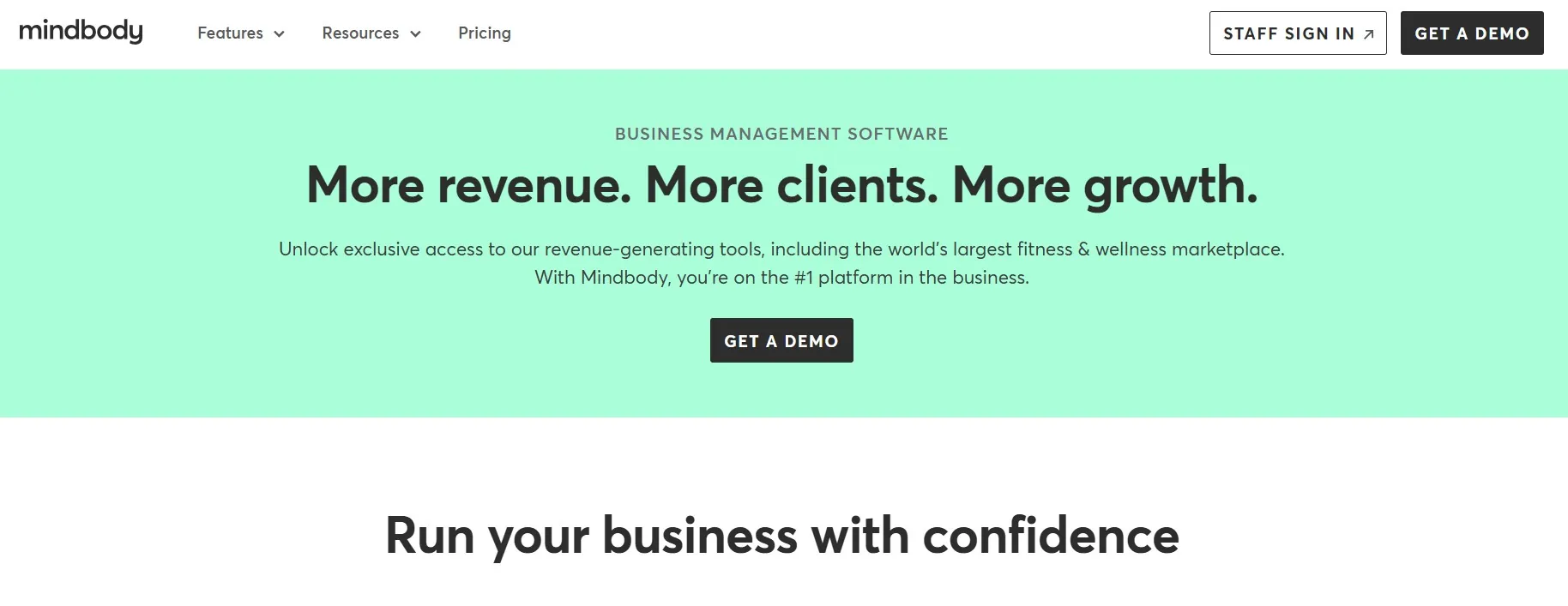 mindbody - gym management software company