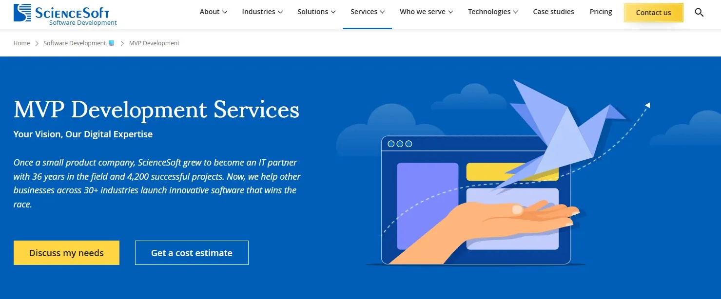sciencesoft - mvp development company