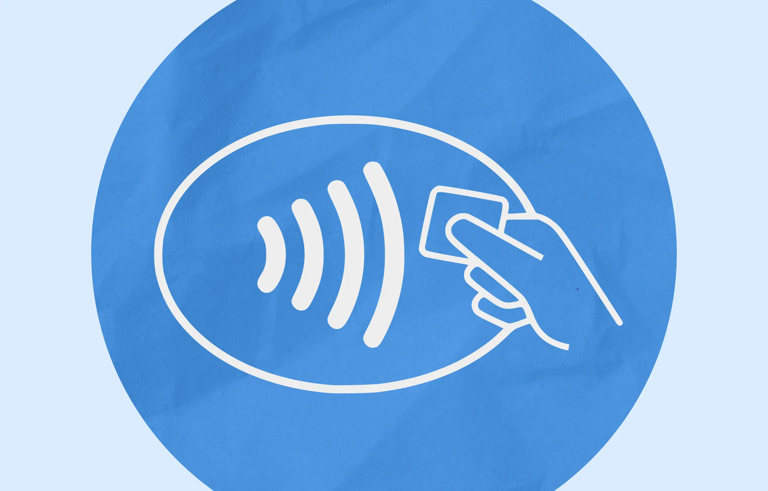 tap to pay curvy line image