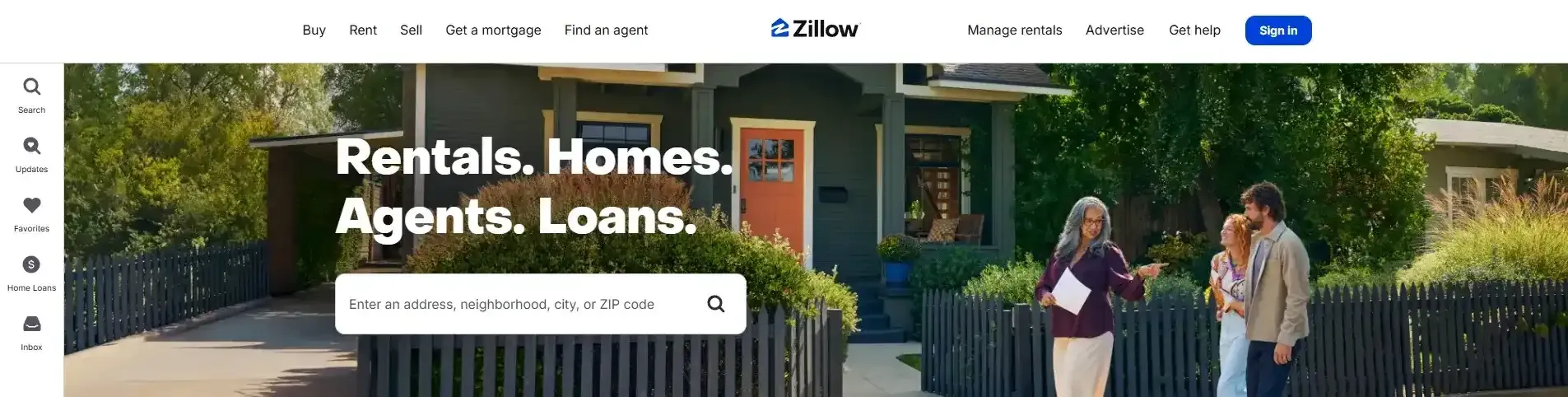 Zillow online real estate marketplace